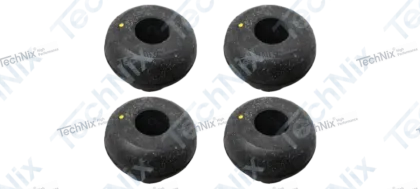 Rubber Cut Bush FR Conical 4 Pcs