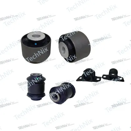 Rubber Bush Kit FR 6 Pcs With Plate