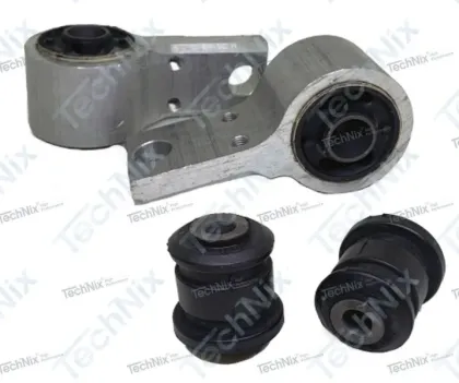 Rubber Bush Kit FR 4 Pcs With Bracket